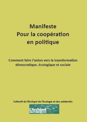 Publication Archipel Manifeste 36 pages